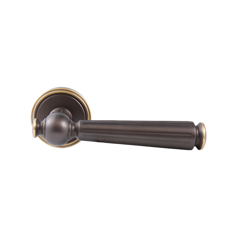 101-221 Retro Perancis Gaya Golden Indoor Silent Split Door Lock