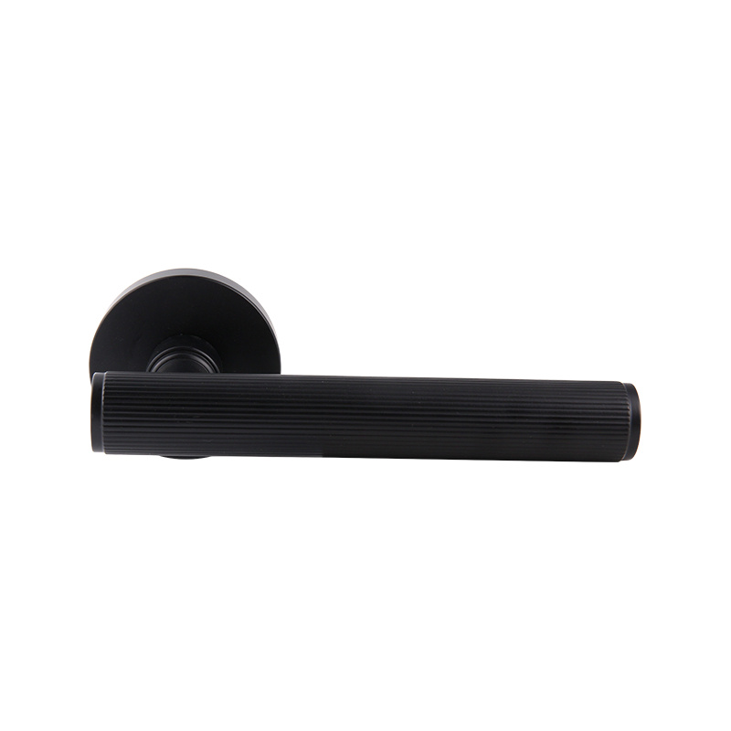 21-311 Retro Modern Simple Light Luxury Black Silent Brass Split Lock Pintu