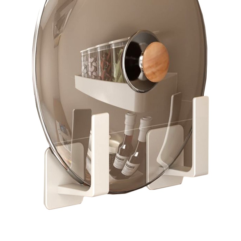 Rak Pot Pot Kitchen Pot White Simple Punch-Free White Rak Poth Poth Poth.