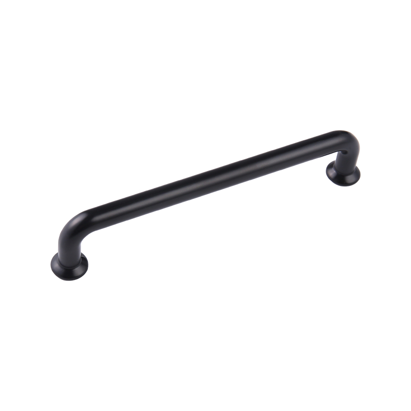 2571 Permukaan Permukaan Zink Alloy Laci Pusingan Tombol Pemegang Tendangan Slender Pemegang Tangan