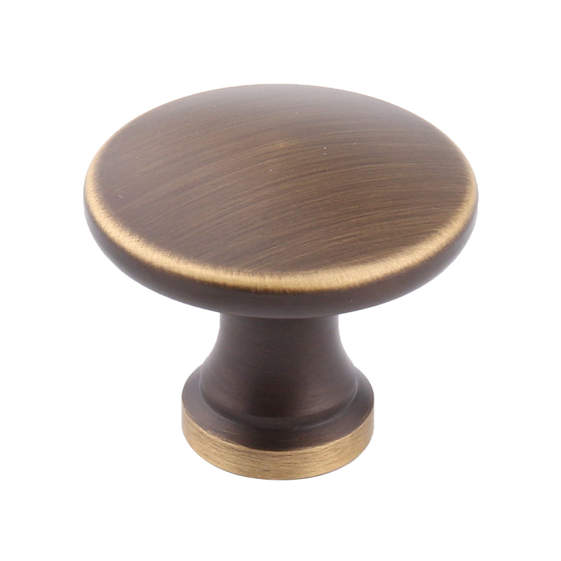 8162 Cahaya Mewah dan Mudah Baru Cina dan Amerika Gaya Golden Golden Cabinet Round Handle Handle